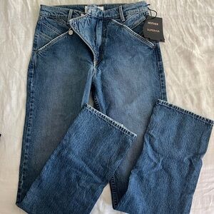 Mother Denim High Rise Straight Boot Cut